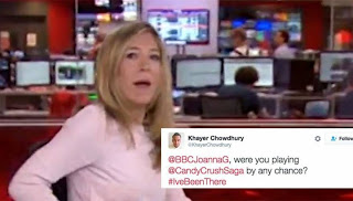 Απίθανο βίντεο: Δείτε τι έκανε η δημοσιογράφος του BBC ενώ βρισκόταν στο δελτίο ειδήσεων! [video] - Φωτογραφία 1