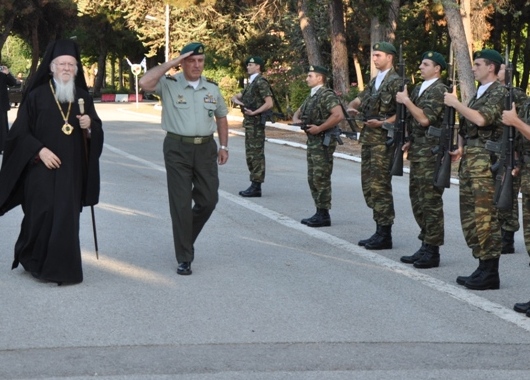Eπίσκεψη του Οικουμενικού Πατριάρχη στην έδρα της Ι Μεραρχίας Πεζικού - Φωτογραφία 3