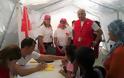 Εμβολιασμός 200 παιδιών προσφύγων στον Καταυλισμό της Ριτσώνας από τον Ελληνικό Ερυθρό Σταυρό σε συνεργασία με το Υπουργείο Υγείας