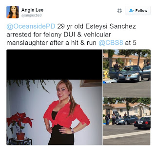 Ασύλληπτο δυστύχημα στην Καλιφόρνια - Συνελήφθη 29χρονη που σκότωσε πεζό και συνέχισε την πορεία της με τη σορό στο παρμπρίζ - Φωτογραφία 1