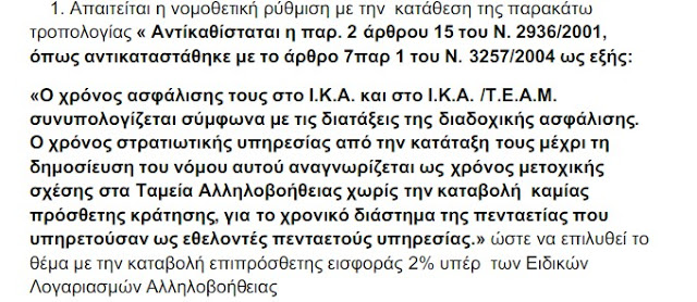 Κατάθεση τροπολογίας στο κατατεθέν ΣΝ ¨Ρύθμιση θεμάτων αρμοδιότητας Υπουργείου Εθνικής Άμυνας» του Υπουργείου Εθν. Άμυνας - Φωτογραφία 3