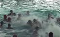 Μπόλικο ξύλο μέσα στην πισίνα στον τελικό Ελλάδας - Κροατίας