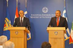 Συνάντηση ΥΕΘΑ Πάνου Καμμένου με τον Υπουργό Άμυνας του Λιβάνου Samir Moqbel