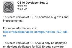 Η Apple κυκλοφόρησε την δεύτερη beta του ios 10