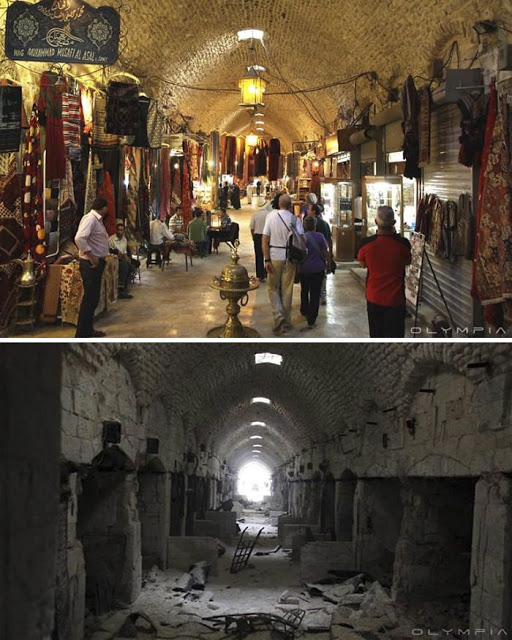 Σοκαριστικές εικόνες από το Χαλέπι πριν και μετά τον πόλεμο! [photos] - Φωτογραφία 11