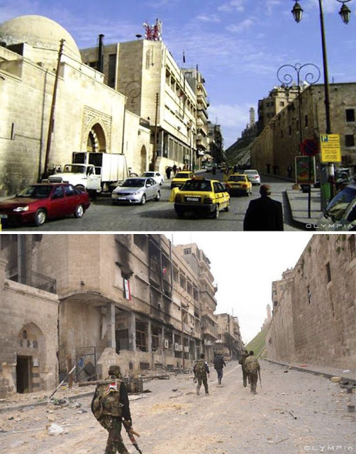Σοκαριστικές εικόνες από το Χαλέπι πριν και μετά τον πόλεμο! [photos] - Φωτογραφία 13
