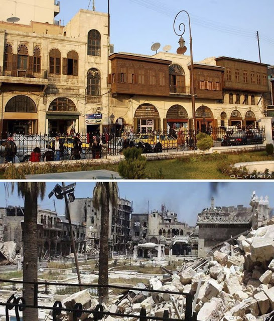 Σοκαριστικές εικόνες από το Χαλέπι πριν και μετά τον πόλεμο! [photos] - Φωτογραφία 4