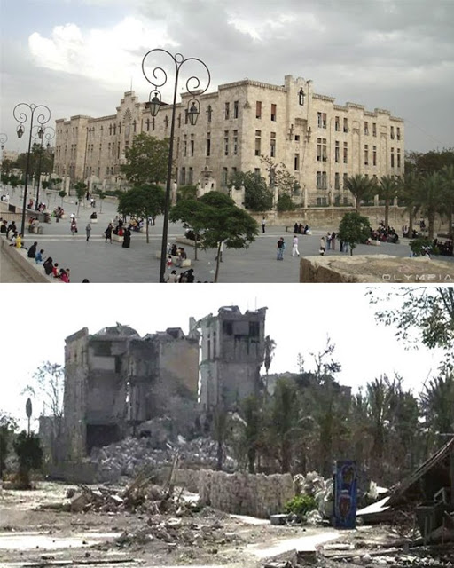 Σοκαριστικές εικόνες από το Χαλέπι πριν και μετά τον πόλεμο! [photos] - Φωτογραφία 5