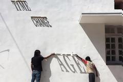 Γκράφιτι αλλάζει όψη ανάλογα με το φως του ήλιου!