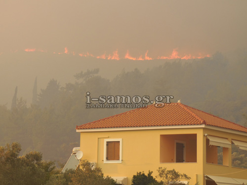 Σάμος: Ανεξέλεγκτα τα μέτωπα της φωτιάς! [photos+video] - Φωτογραφία 6