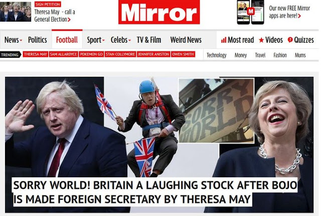 Daily Mirror: «Συγνώμη κόσμε» για τον Μπόρις Τζόνσον - Φωτογραφία 4