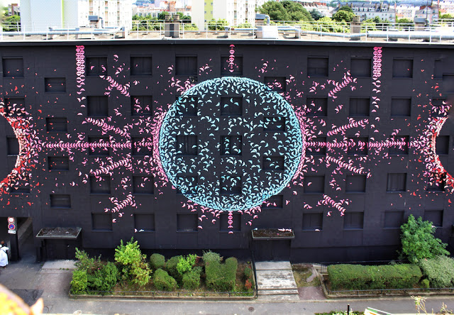Απίστευτη τοιχογραφία με 15.000 πτηνά οριγκάμι! [photos] - Φωτογραφία 4