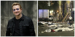 Συγκλονιστική μαρτυρία για τον frontman των U2! Μετά το μακελειό στο Παρίσι, γλίτωσε και από εκείνο στη Νίκαια! - Φωτογραφία 1