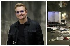 Συγκλονιστική μαρτυρία για τον frontman των U2! Μετά το μακελειό στο Παρίσι, γλίτωσε και από εκείνο στη Νίκαια!
