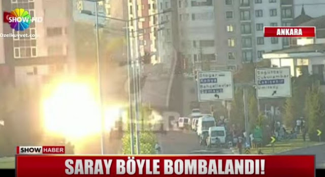 Βίντεο – σοκ από την Τουρκία – Επίθεση με F16 στο προεδρικό μέγαρο – Βροχή από βόμβες - Φωτογραφία 1