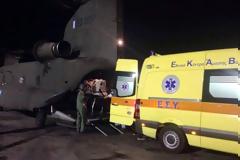 Αεροδιακομιδή Νεογνού με Ε/Π της Αεροπορίας Στρατού