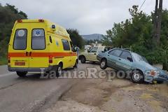 Λαμία: Τριπλή καραμπόλα λόγω βροχής! [photos]