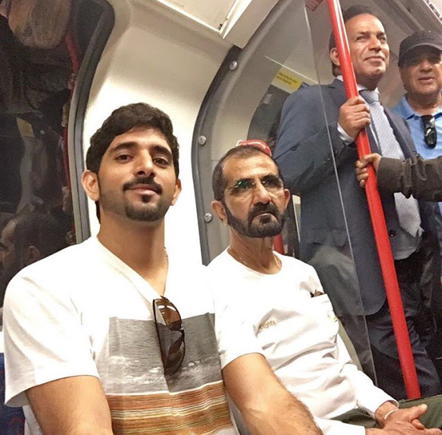 Ισχυρός σεΐχης… με t-shirt στο μετρό του Λονδίνου-Βρετανία! - Φωτογραφία 2