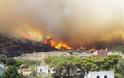 Σύρος: Στις φλόγες η περιοχή της Αγ. Βαρβάρας - Απειλείται το Πισκοπειό και ο Παγος - Φωτογραφία 2