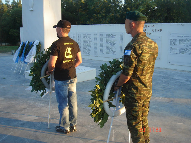 Κατάθεση στεφάνων από ΠΕΝΕΦΥΟ & ΛΕΦΕΔ Αττικής στο Μνημείο Πεσόντων στην Κύπρο - Φωτογραφία 2