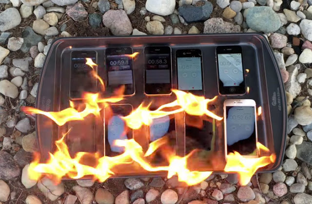 Όλα τα μοντέλα iphone σε test αντοχής στη φωτιά και ποια άντεξαν την δοκιμασία - Φωτογραφία 1
