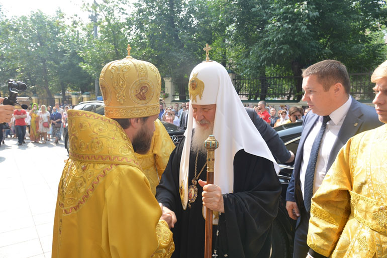 Ο Πατριάρχης Μόσχας στην Παναγία Πάντων των θλιβομένων η χαρά [photo] - Φωτογραφία 6