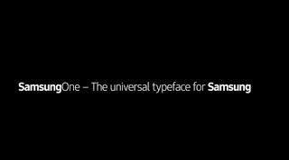 Η SAMSUNG δημιουργεί την δίκη της γραμματοσειρά: SAMSUNGONE - Φωτογραφία 1