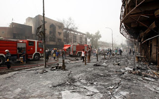 Δύο νεκροί και οκτώ τραυματίες από βομβιστική επίθεση αυτοκτονίας στη Βαγδάτη! - Φωτογραφία 1