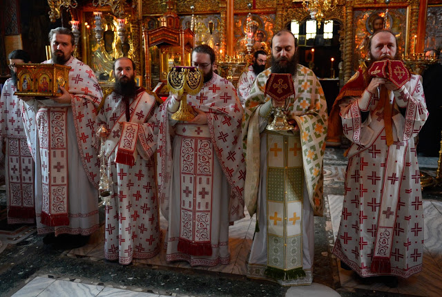 8769 - Φωτογραφίες από τον εορτασμό της Παναγίας Τριχερούσας στο Χιλιανδάρι - Φωτογραφία 13