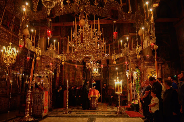 8769 - Φωτογραφίες από τον εορτασμό της Παναγίας Τριχερούσας στο Χιλιανδάρι - Φωτογραφία 3