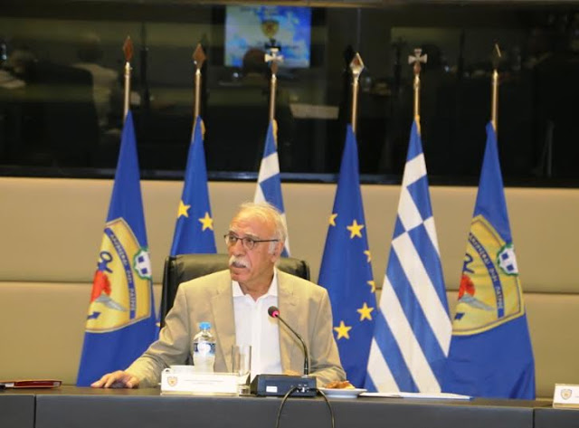 Χαιρετισμός ΑΝΥΕΘΑ Δημήτρη Βίτσα κατά την επίσκεψη στο ΥΠΕΘΑ αντιπροσωπείας της Παγκόσμιας Διακοινοβουλευτικής Ένωσης Ελληνισμού - Φωτογραφία 4