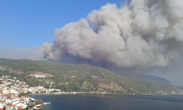 Φωτογραφίες από τη φωτιά στη βόρεια Εύβοια - Φωτογραφία 5