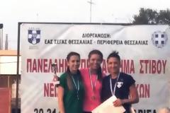 Χάλκινο μετάλλιο για την Σπυριδούλα Ναζίρη του ΜΓΣ Εθνικού, στο τριπλούν των Πανελληνίων αγώνων στίβου Νέων