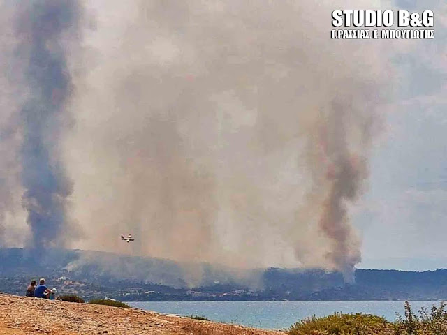 Μεγάλη ΦΩΤΙΑ σε Κρανίδι και Πόρτο Χέλι [photos] - Φωτογραφία 2