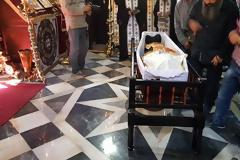 8809 - Φωτογραφίες από την Εξόδιο Ακολουθία και ταφή του Γέροντα Ιερεμία, Ηγουμένου της Αγιορειτικής Ρωσικής Ιεράς Μονής Αγίου Παντελεήμονος