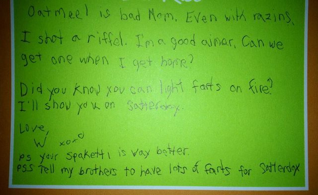 Ένας 8χρονος έστειλε γράμμα στη μαμά του από την κατασκήνωση - Είναι ότι πιο αστείο θα διαβάσετε σήμερα... - Φωτογραφία 4