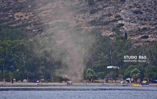 Εντυπωσιακό και σπάνιο: Ανεμοστρόβιλος στο Ναύπλιο... [photos] - Φωτογραφία 2