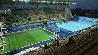 Ολυμπιακοί Αγώνες: Η πισίνα των καταδύσεων έγινε... πράσινη! - Φωτογραφία 1