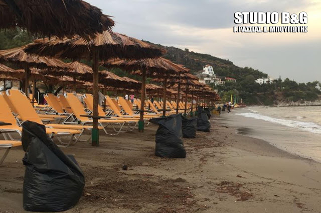Αργολίδα: Καταστροφές από την καταιγίδα στην παραλία του Τολό [photos] - Φωτογραφία 3