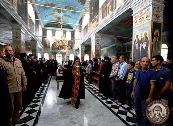 8847 - Φωτογραφίες από την Πανήγυρη του Αγίου Παντελεήμονα στο Ρωσικό Μοναστήρι του Αγίου Όρους - Φωτογραφία 41