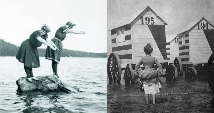 Έτσι κολυμπούσαν οι γυναίκες τον 19ο αιώνα. Οι ‘μηχανές κολύμβησης’ - Φωτογραφία 1