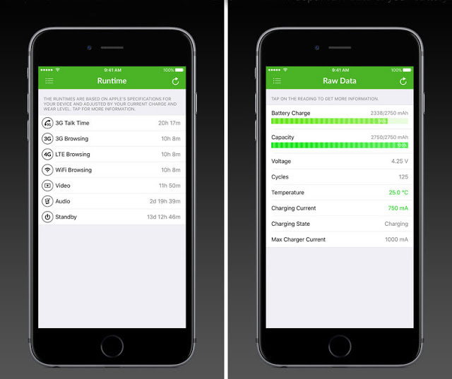 Η δωρεάν εφαρμογή που σας επιτρέπει να ελέγξετε το βαθμό της φθοράς της μπαταρίας και τον υπόλοιπο χρόνο του iPhone - Φωτογραφία 4