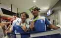 Άκρως συγκινητική η υποδοχή των χρυσών Ολυμπιονικών Μάντη - Καγιαλή στο αεροδρόμιο! - Φωτογραφία 2
