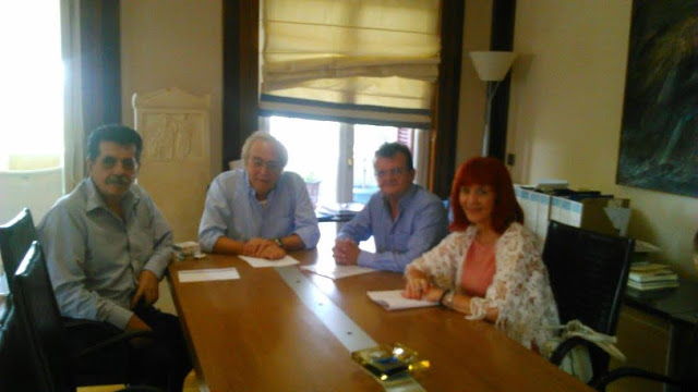 Συνάντηση της Πανηπειρωτικής Συνομοσπονδίας Ελλάδος με τον Υπουργό Πολιτισμού Αριστείδη Μπαλτά - Φωτογραφία 2