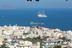 Το μεγαλύτερο ιστιοφόρο κρουαζιερόπλοιο του κόσμου ξανά στα Χανιά μετά από 21 ημέρες