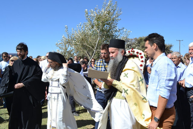 8957 - Λαμπρή αγιορειτική Πανήγυρη της Παναγίας της Τρύγης στο Σιμωνοπετρίτικο Μετόχι στο Προπούλι της Λήμνου - Φωτογραφία 14