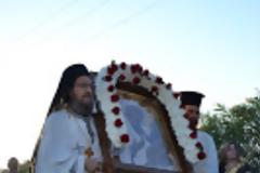8957 - Λαμπρή αγιορειτική Πανήγυρη της Παναγίας της Τρύγης στο Σιμωνοπετρίτικο Μετόχι στο Προπούλι της Λήμνου