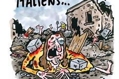 Το «Charlie Hebdo» προκαλεί οργή στην Ιταλία: Παρομοίασε τους νεκρούς ως ΛΑΖΑΝΙΑ...[photos]