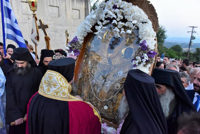 8974 -  Η Μητρόπολη Λαγκαδά υποδέχθηκε την Εικόνα της Παναγίας της Γοργοϋπηκόου από την Ιερά Μονή Δοχειαρίου Αγίου Όρους - Φωτογραφία 6