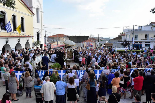 8974 -  Η Μητρόπολη Λαγκαδά υποδέχθηκε την Εικόνα της Παναγίας της Γοργοϋπηκόου από την Ιερά Μονή Δοχειαρίου Αγίου Όρους - Φωτογραφία 9